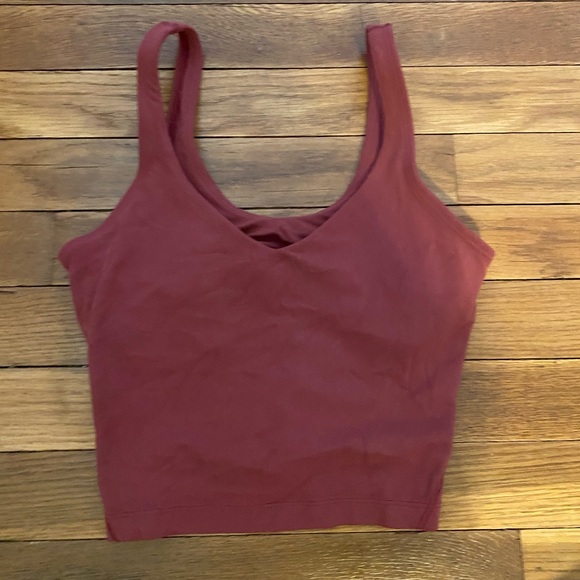 lululemon athletica Tops - Lululemon mulled wine align tank